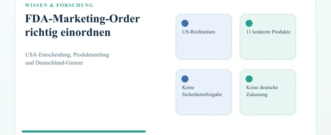 FDA-Zulassung für Nikotinbeutel in Deutschland? Was die US-Order nicht bedeutet