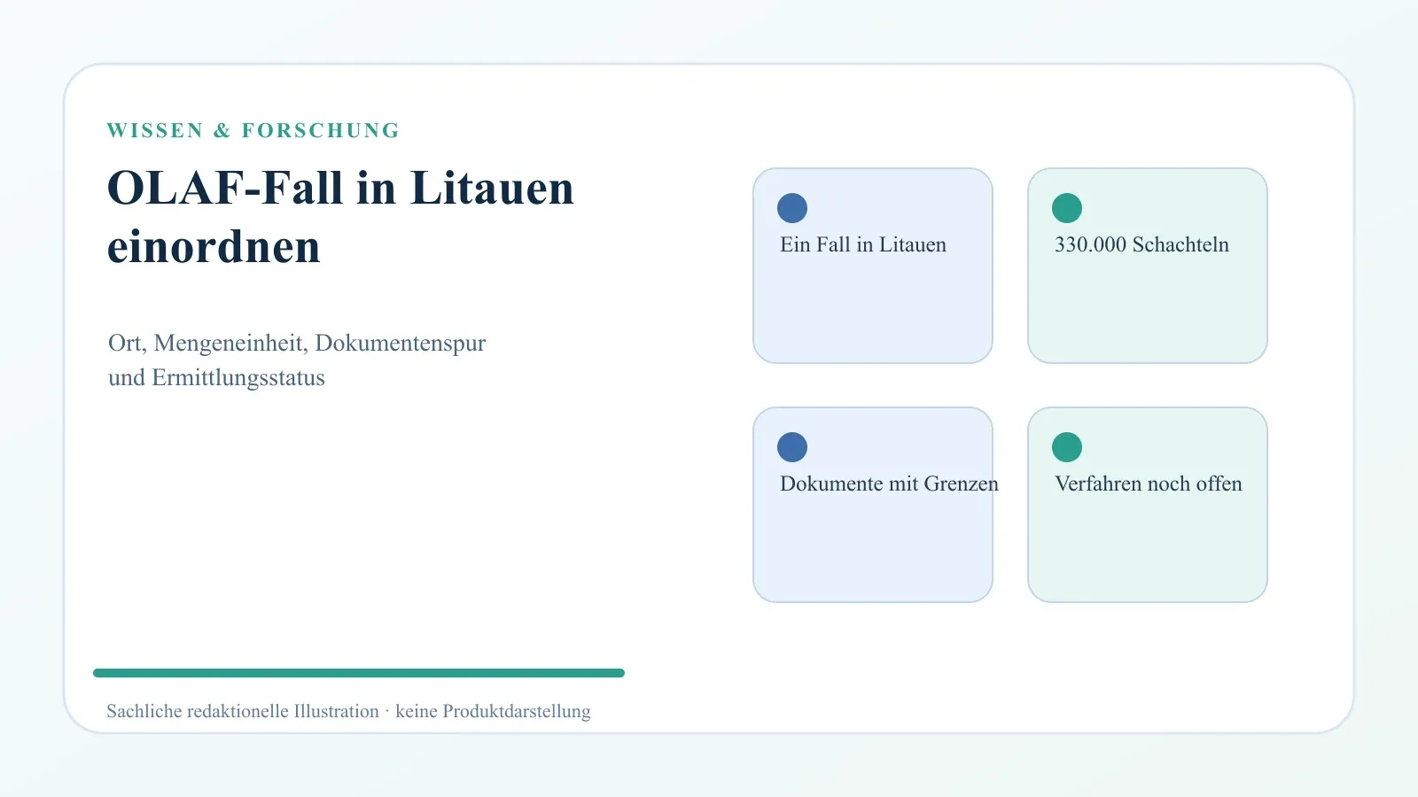 Gefälschte Nikotinbeutel in der EU: Was der OLAF-Fall in Litauen zeigt