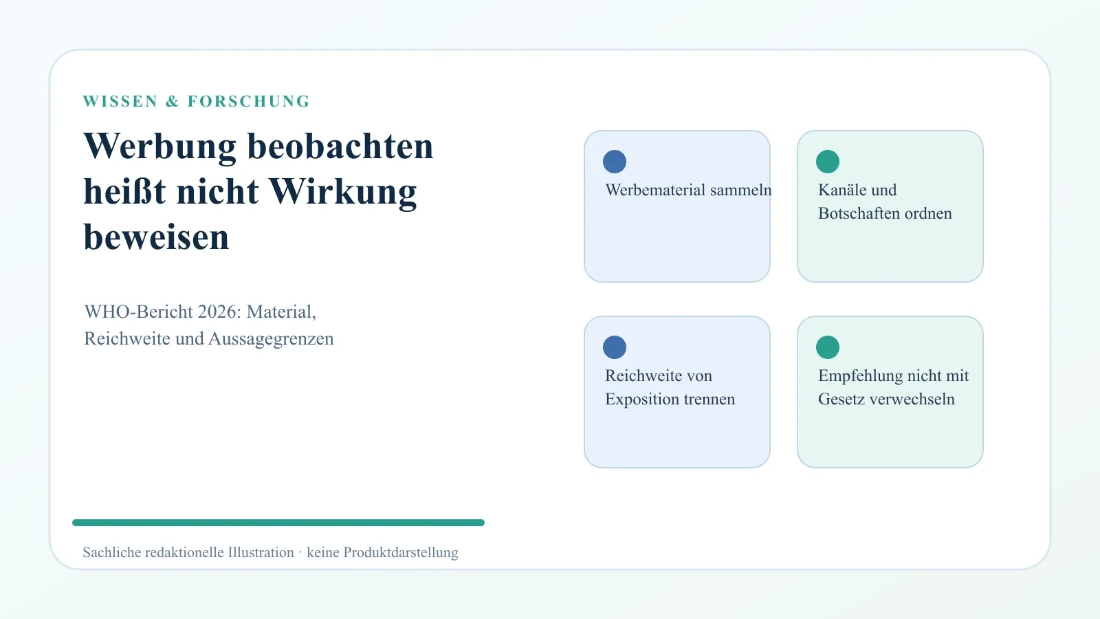 WHO-Bericht 2026: Wie Werbung für Nikotinbeutel mit Jugendbezug untersucht wird
